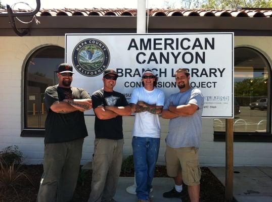 Crew of AmCan Library Project