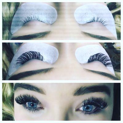 Beautiful volume lashes