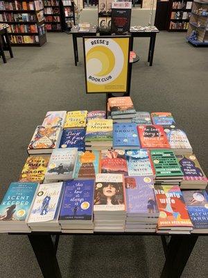 Reese Witherspoon's Book Club Table