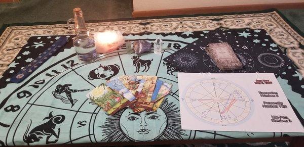 Sacred Space for your personalized psychic and astrology reading