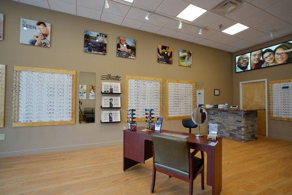 Optician's Desk at EyeCare Optical - Fountain City