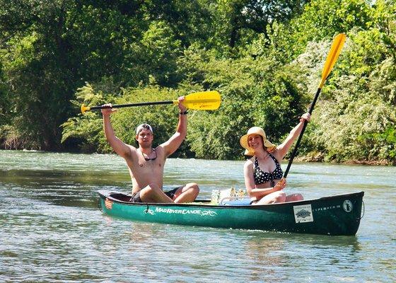 Canoeing at Caddo River Camping & Canoe Rental