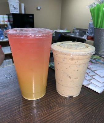 Wedding cake shake and a Watermelon Crawl tea!