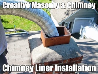 Chimney Liner Installation.