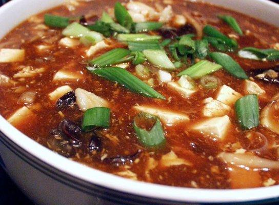 Indo-Chinese
 Hot & Sour Soup
 veg or with chicken