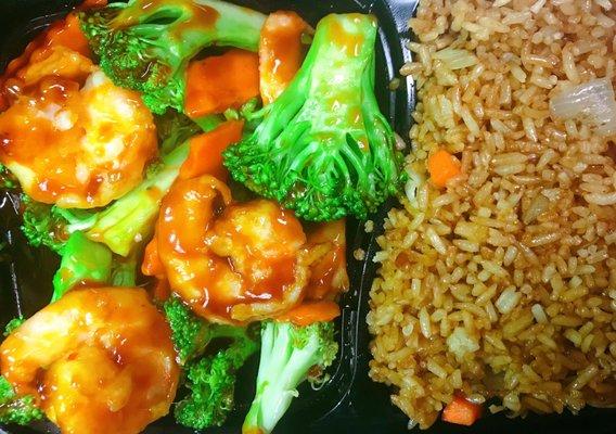 Shrimp with Broccoli combo