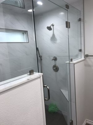 Shower glass