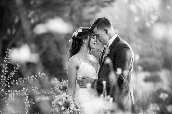 Evening photo session at a Mt. Woodson Castle wedding.