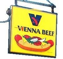 We offer Vienna Beef and Dogs