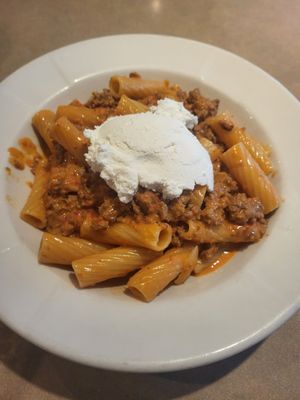 Rigatoni Bolognese