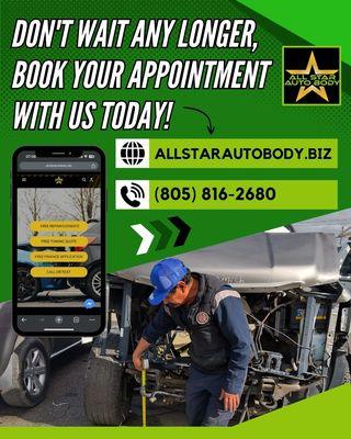 Don't wait any longer, Book your appointment with us today!