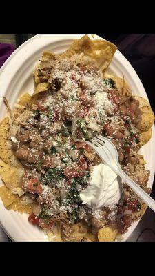 Nachos with any choice of meat it comes with beans, pico de gallo, cheese and pico de Gallo  $7.00