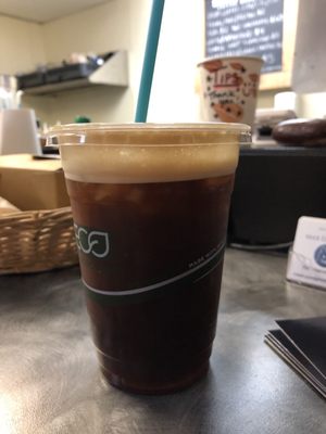 Iced espresso