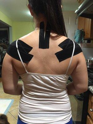 Kt tape for my neck and shoulder pain