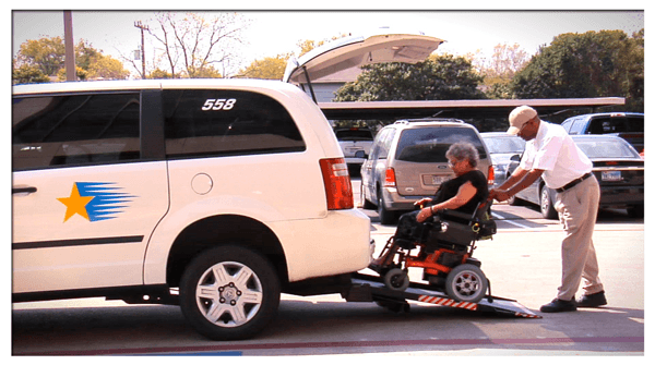 Star Shuttle operates transit and paratransit vans for passengers in need of particularized care and safety.