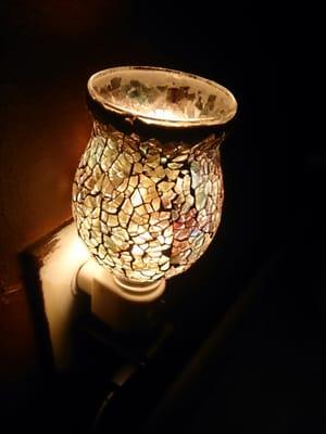 $12 crystal glass night lights.. what a steal