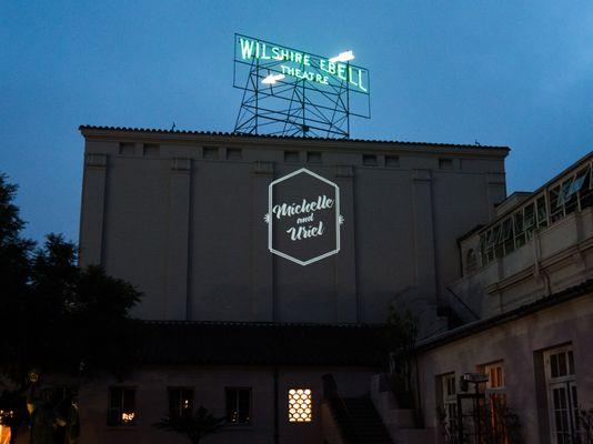 The Bell Club of Los Angeles Wall GOBO Monogram