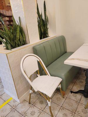 Custom restaurant banquette and bench seating