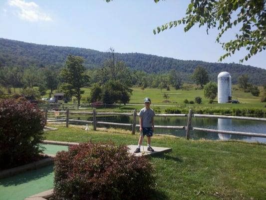 Lovely bucolic setting with mountain views in four directions.