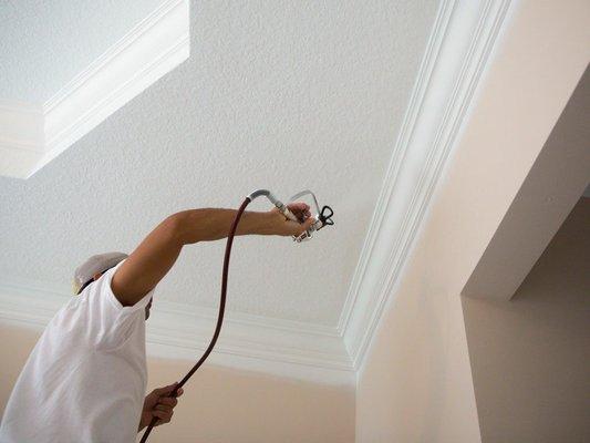 interior painting spray