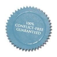 All of our Diamonds are 100% Conflict Free.