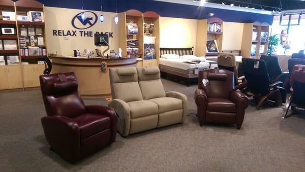 Many models of Zero Gravity recliners that provide spinal alignment and supports good posture.