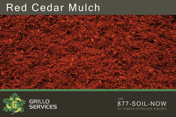 Canadian Red Cedar Mulch - Mulch Delivery available in CT