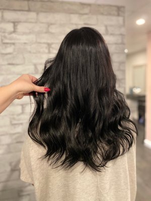 Seamless hair extensions by Jackie