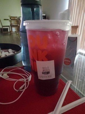 Apple cranberry refresher