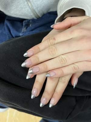 Silver French Tips