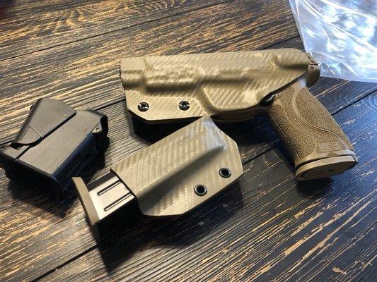 FDE carbon fiber for M&P 2.0 9mm with a 5" barrel