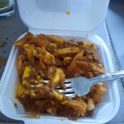 Chili cheese fries on a Sunday morning? . Thank you!