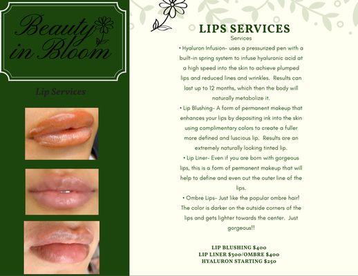 Our lips services