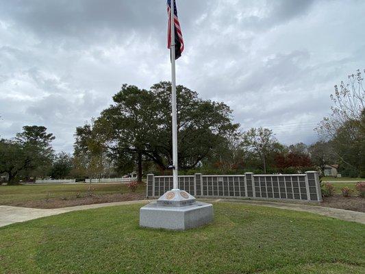 Outside on grounds