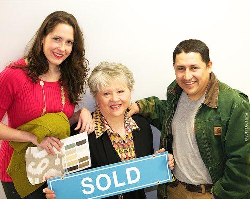 Successful realtor with her power team!