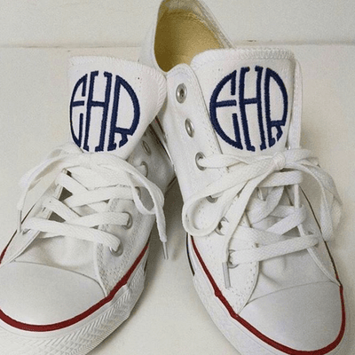 Monogrammed Converse