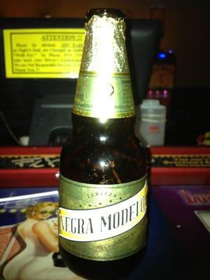 Can't beat $3.50 negra modelo.. It put a smile on my face