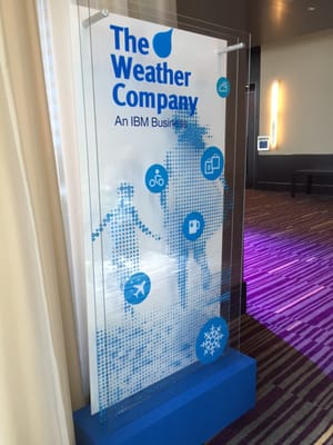 Weather Company entrance 3D sign