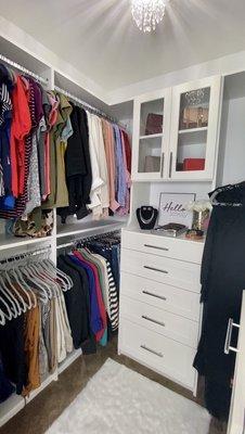 My new closet system