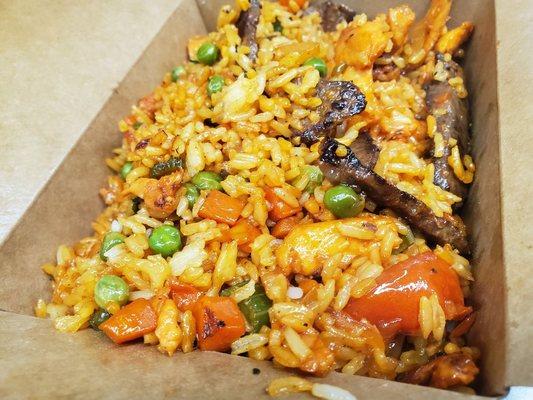 Steak and Chicken Fried Rice, Daniels Food Truck 2019