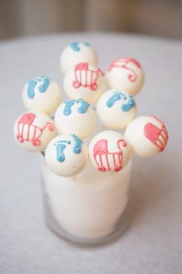 Gender Reveal Cake Pops