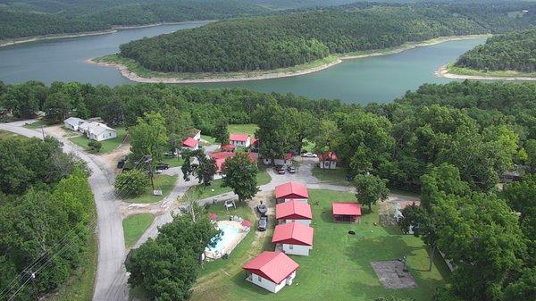 Lake view from Red Arrow Resort