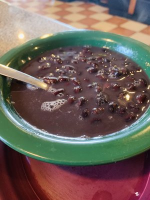 Black beans were pretty good