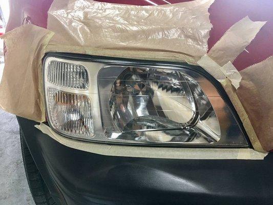 AFTER A HEADLIGHT RESTORATION