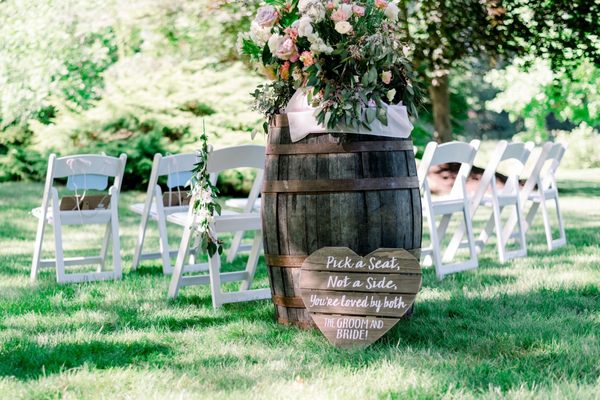 Beautiful wedding ceremony. Couldnt ask for a better place for our I Do's