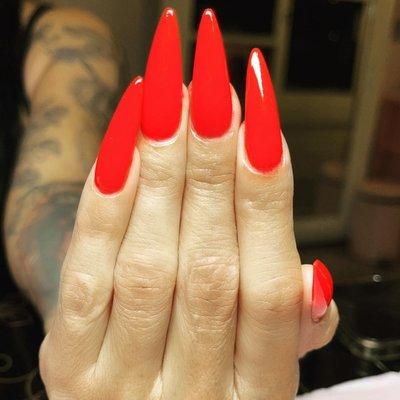 Nails by Vivi our Gel X nail tech