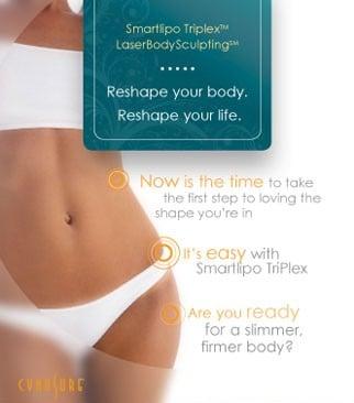 Laser Liposuction & Body Sculpting.  Call for a free consultation.