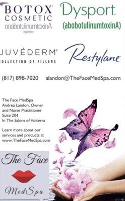 Botox, Dysport, Juvéderm, Restylane