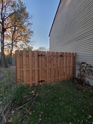 New gate and fence from Boundary Fence. Awesome job!