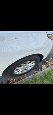 A damaged vehicle where the owner is allowed to charge $10 an hour